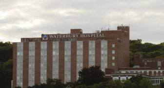 Waterbury Hospital, which has struggled financially and is in the process of being acquired by a for-profit national health care chain.