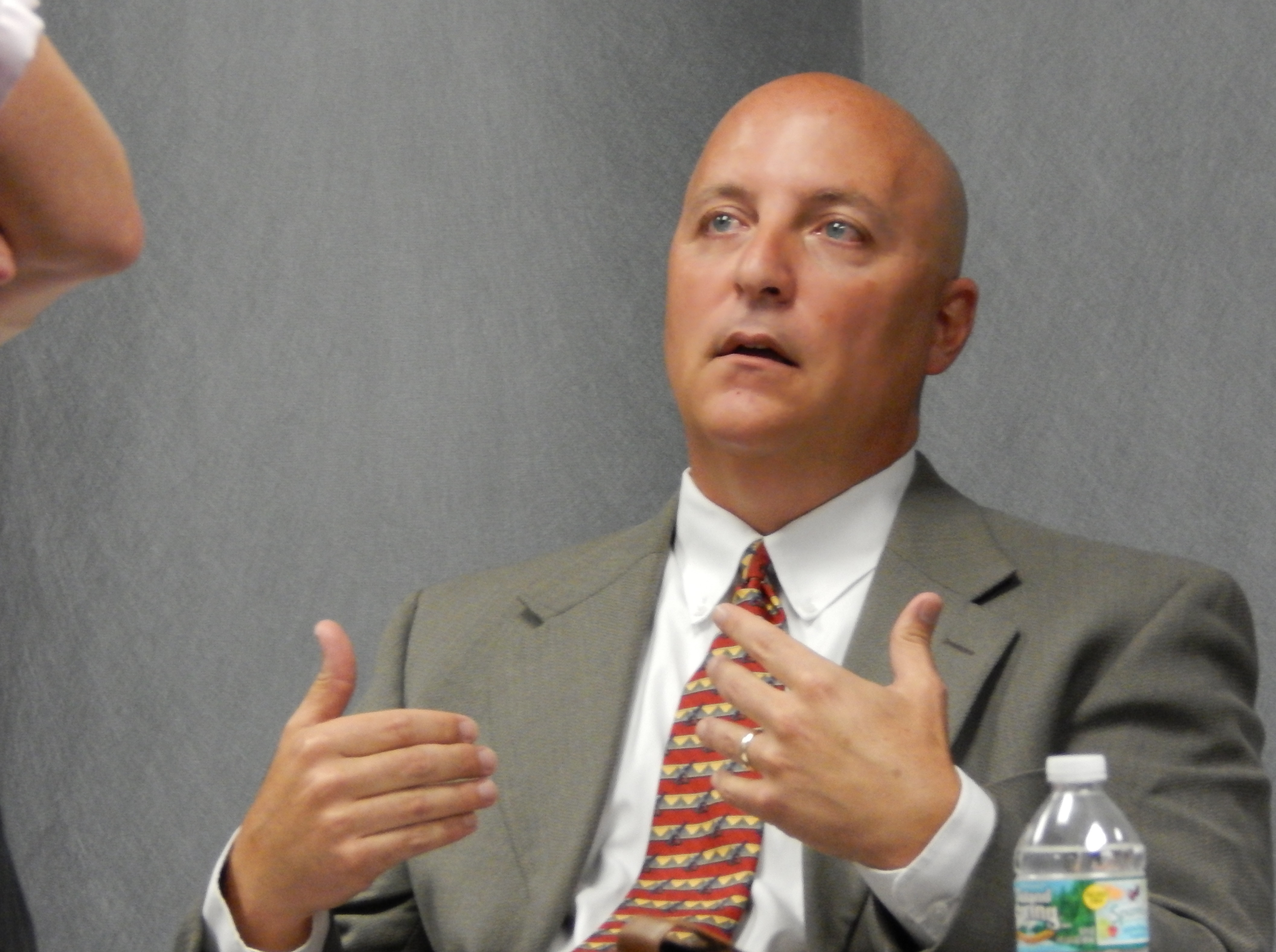 This is a picture of Insurance Department hearing officer Paul Lombardo, who will issue a recommendation on Anthem's rate proposal.