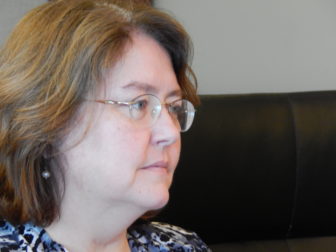 This is a picture of Carol Poehnert, part of the mothers' group.