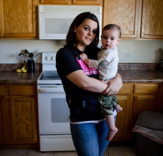 Beth Banister, the Arizona state coordinator of 1 Million Moms Against Gun Control, says carrying a gun is just another part of protecting her four young children. (Photo by Natalie Krebs/News21)