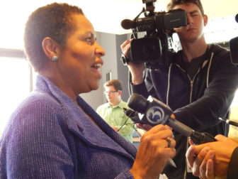 Dr. Jewel Mullen, Connecticut's public health commissioner, answers questions about Ebola.
