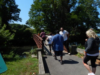 The Community Health Resources behavioral health home's Friday fitness group.