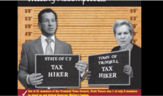 Malloy is featured in a campaign video for Republican Tim Herbst in Trumbull.