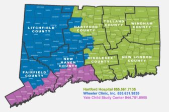Each ACCESS Mental Health team is assigned to an area of the state, each of which has roughly one-third of the state's children. By far the most are concentrated in New Haven and Fairfield counties.