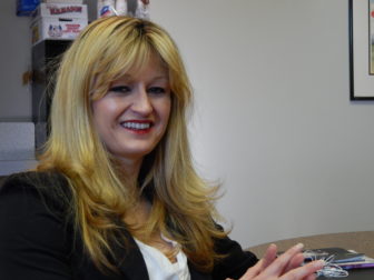 Lisa D'Abrosca, president of AFT Local 5049, which presents nurses at L+M.