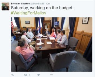 House Speaker J. Brendan Sharkey's tweet on the final Saturday of the legislative session captured the mood between his caucus and the governor.
