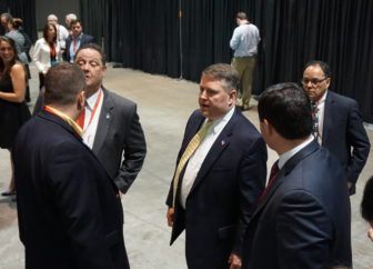 Carter's supporters watching as Wolf seemed to qualify for a primary.