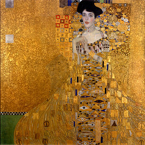 The Woman in Gold, a 1907 gold leaf painting by artist Gustav Klimt. One woman's struggle to have the stolen work returned was the subject of the movie "Woman in Gold."