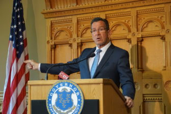 Gov. Dannel P. Malloy at a recent press conference.
