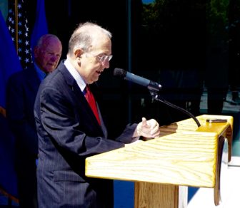 Senate President Pro Tem Martin M. Looney in New Haven on Tuesday.
