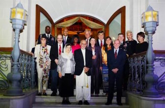 U.S. Rep. Rosa DeLauro, at far left, and other House Democrats meet with Afghan President Ashraf Ghani.