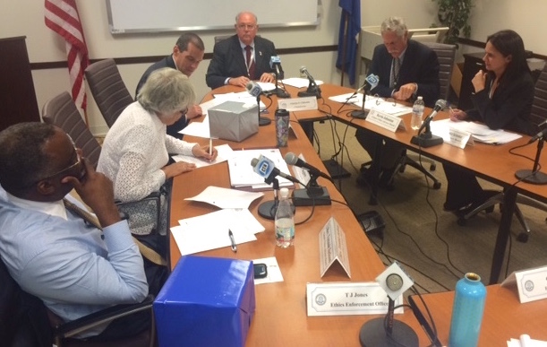 The Citizens' Ethics Advisory Board meets Thursday on the case of Insurance Commissioner Katharine Wade.