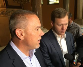Reps. Joe Aresimowicz and Matt Ritter, the incoming House Democratic leaders.