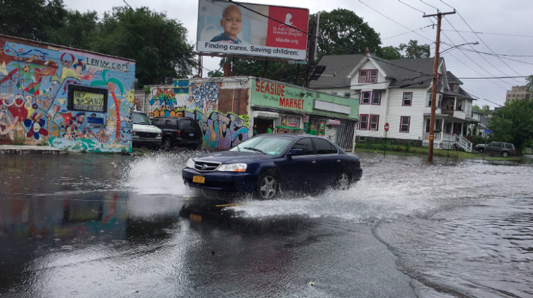 Sandy flooding in Bridgeport. CREDIT???
