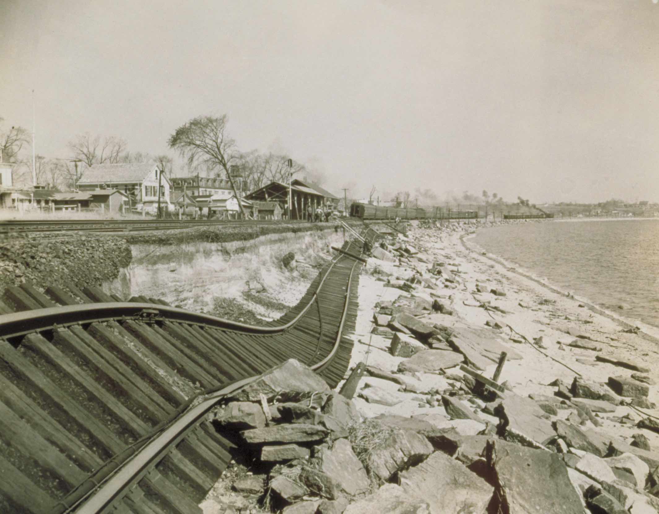 Niantic, Hurricane of 1938 (Courtesy: Archives & Special Collections at the Thomas J. Dodd Research, University of Connecticut Libraries)