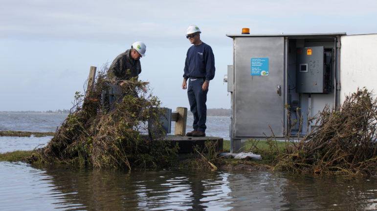 Flooding in Stonington after Sandy